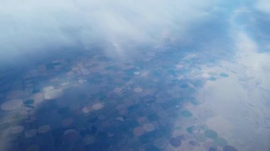Arial view of the Canadian prairies