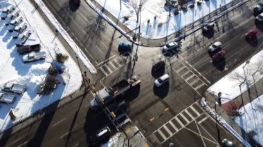 Trucker convoy in Calgary Alberta