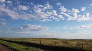 Canadian Prairies scene in the summer