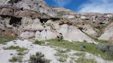 Canadian Badlands in the summer