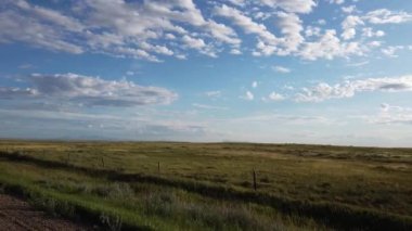 Canadian Prairies scene in the summer