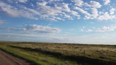 Canadian Prairies scene in the summer