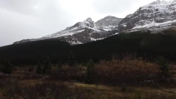 Banff Alberta Canada Winter — Stock video