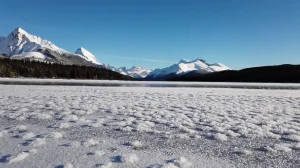 Jasper Alberta Late Fall — Stock video