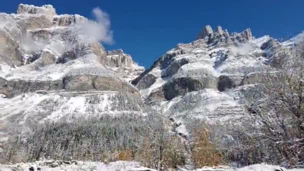 Banff Alberta Καναδάς Σκηνές — Αρχείο Βίντεο