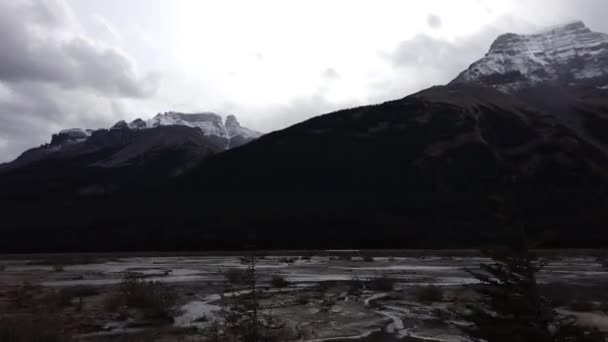 Jasper Alberta Late Fall — Stock Video