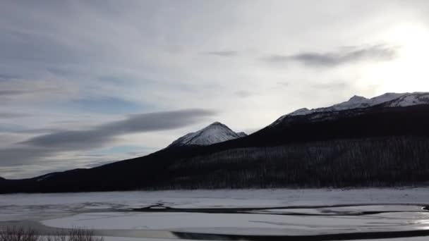 Jasper Alberta Late Fall — 图库视频影像