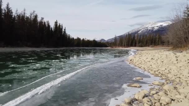 Jasper Alberta Fall — Stock Video