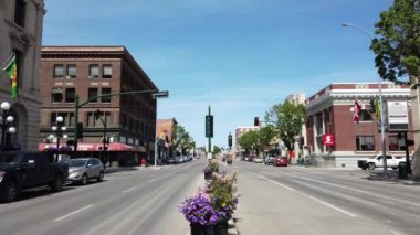 Canadian Prairies scene in the summer