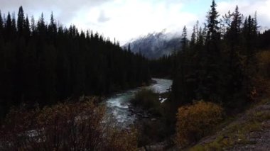 Jasper Alberta Canada in the autumn