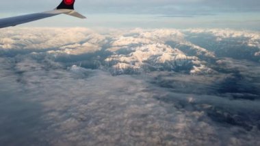 Arial views of the mountains