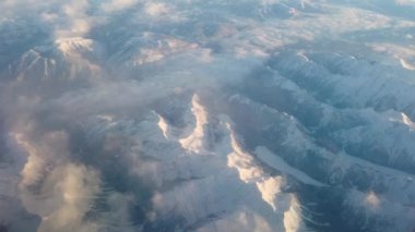 Arial views of the mountains