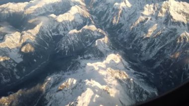 Arial views of the mountains