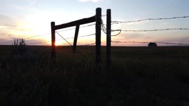 Canadian Prairies scene in the summer