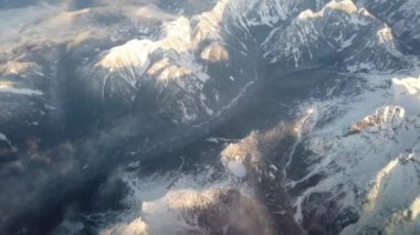 Arial views of the mountains