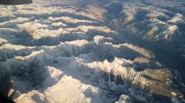 Arial views of the mountains