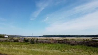 Canadian prairies in the winter
