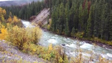 Jasper Alberta Canada in the autumn