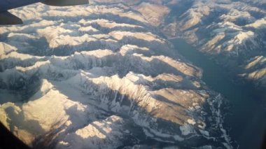 Arial views of the mountains