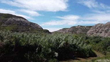 Canadian Badlands in the summer