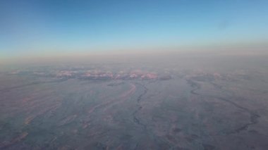 Arial views of the mountains