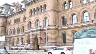 Canadian prairies in the winter