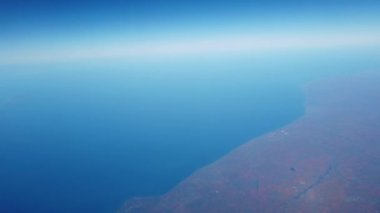 Arial video from an airplane