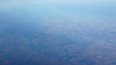 Arial view of the Canadian prairies