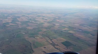 Arial view of the Canadian prairies