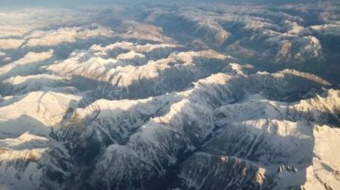 Arial views of the mountains