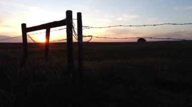 Canadian Prairies scene in the summer