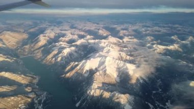 Arial views of the mountains