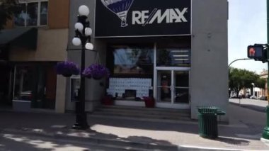 Canadian Prairies scene in the summer