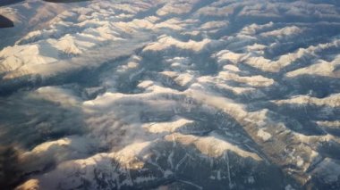 Arial views of the mountains