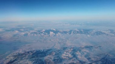 Arial views of the mountains