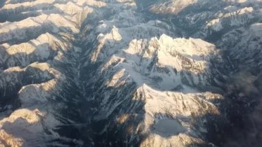 Arial views of the mountains