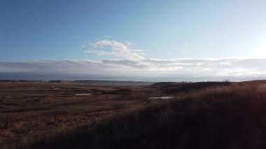 Canadian prairies in the winter