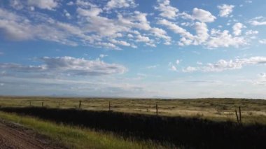 Canadian Prairies scene in the summer