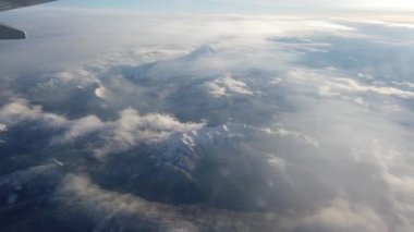 Arial view of Canada from plane