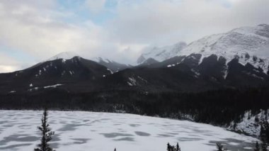 Jasper Alberta Canada in the late fall