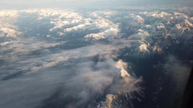 Arial views of the mountains