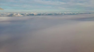 Arial views of the mountains