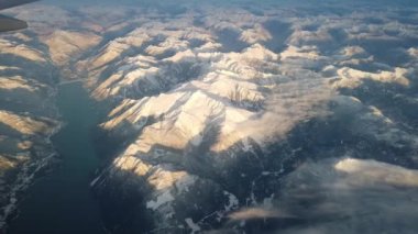 Arial views of Canada's west coast