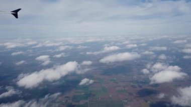 Arial video from an airplane