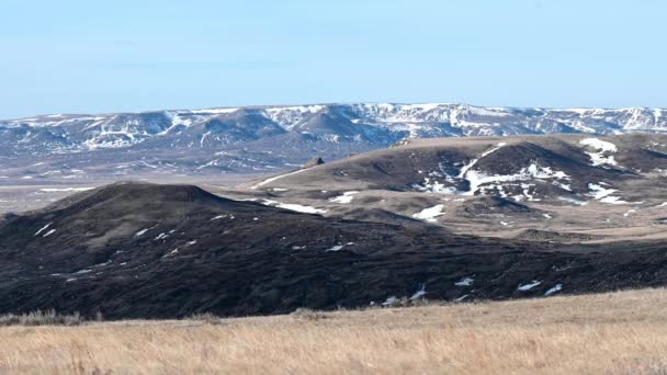 Canadian Prairies Winter — Stock Video