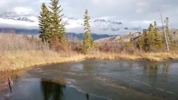 Jasper Alberta Late Fall — 图库视频影像