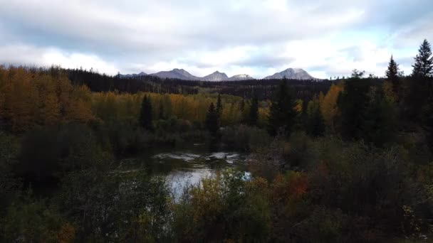 Jasper Alberta Late Fall — Vídeo de Stock