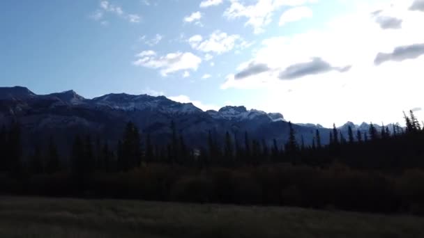 Jasper Alberta Late Fall — Stock Video