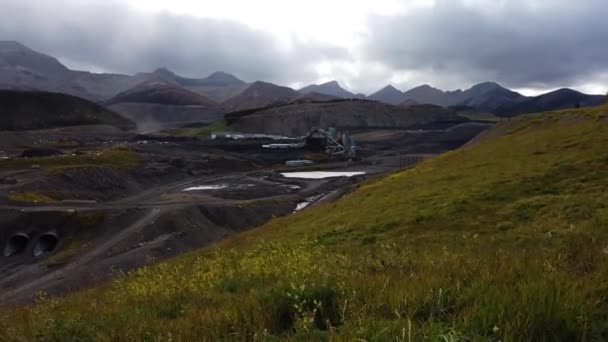 Mining Site Alberta Canada — Stock video