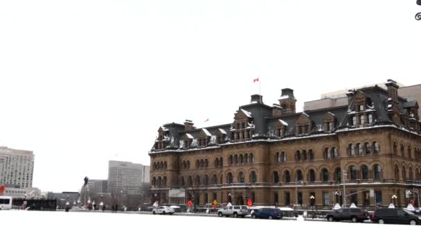 Ottawa Canada Winter — Stockvideo